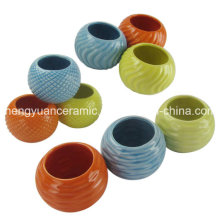 Colorido cerâmica jar, decoração para casa